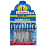 Montex-Mega-Top-Ball-Pen-Blue