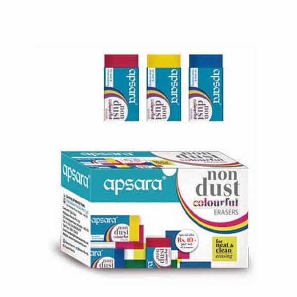 Apsara-non-dust-Colourful-Eraser