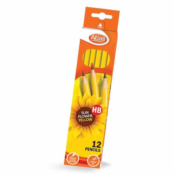 Atlas-Sun-Flower-Yellow-Pencil-HB