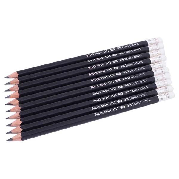 Faber-Castell-1112-Pencil-Black-Matt