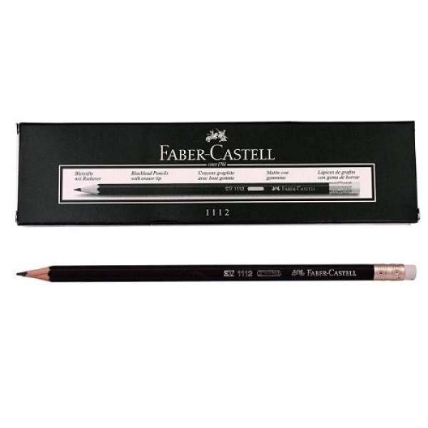 Faber-Castell-1112-Pencil-Black-Matt