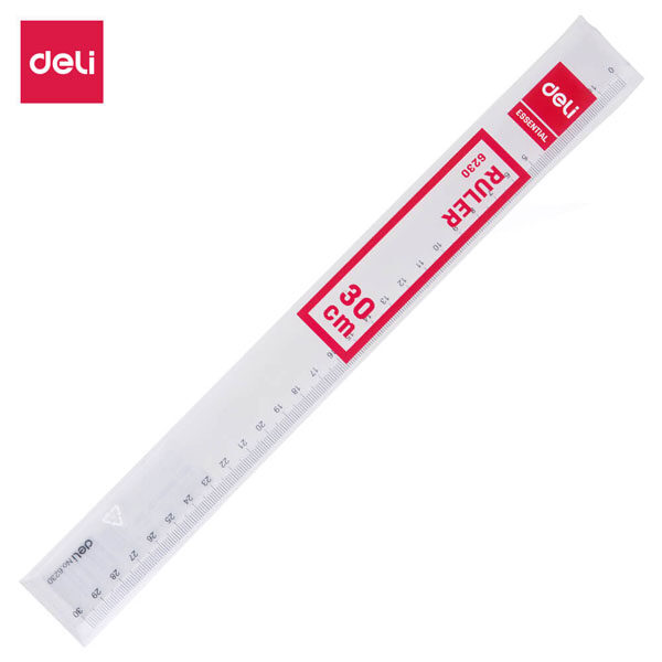 Deli-Transparent-Ruler-12-inch