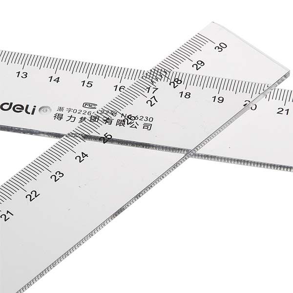 Deli-Transparent-Ruler-12-inch