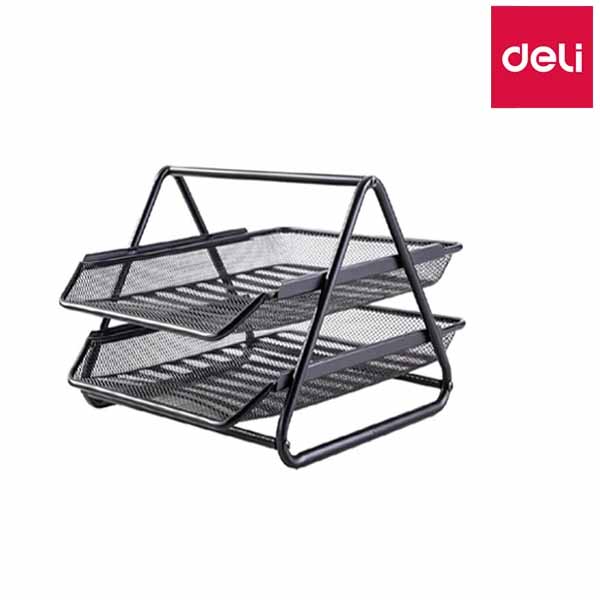 Deli-Document-Tray-Mesh-2-Layer