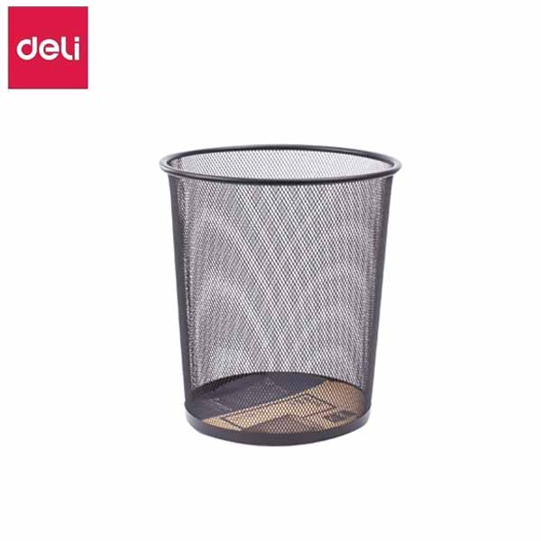 Deli-Waste-Paper-Basket-Mesh-Round