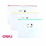 Deli-Zip-Bag-or-Transparent-Zipper-File-A4