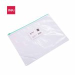 Deli-Zip-Bag-or-Transparent-Zipper-File-A4