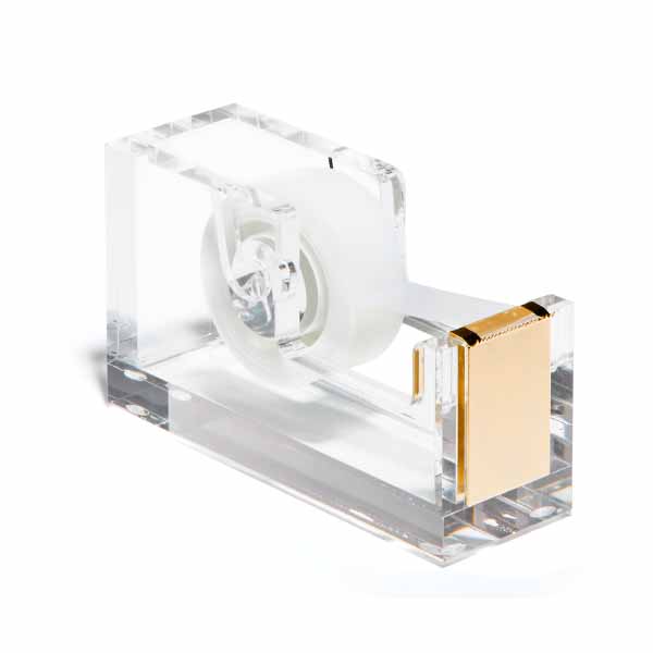 Acrylic Tape Dispenser (Gold/ Silver) – al-layl