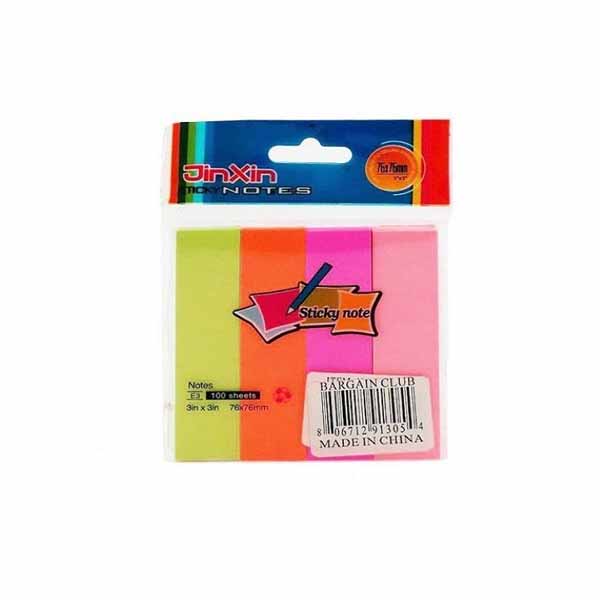 Sticky-Notes-JinXin-colorful-100-sheets-3-inch