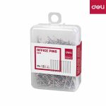 Deli-Office-Pins-1-Plastic-Box-50g