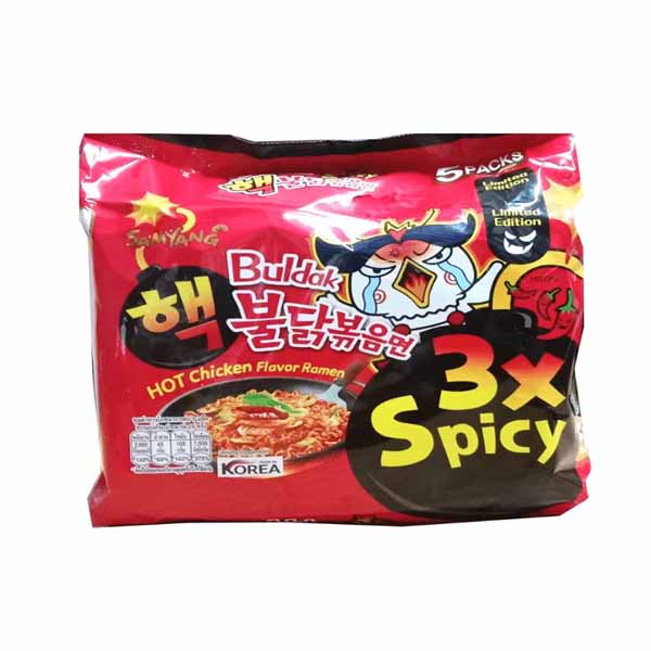 SAMYANG-Noodles-3X-Spicy-Hot-Chicken-Flavor-140-gm-x-5-pcs-700-gm