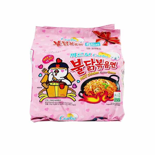 SAMYANG-Noodles-Carbonara-Hot-Chicken-Flavor-Ramen-130gm-x-5packs-650gm