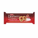 Dewberry-Sandwich-Cookies-with-Cream-Strawberry-flavored-jam