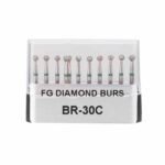 Diamond-Bur-1.6-mm-round-handle-Dental-Burs-Drills-10-pcs